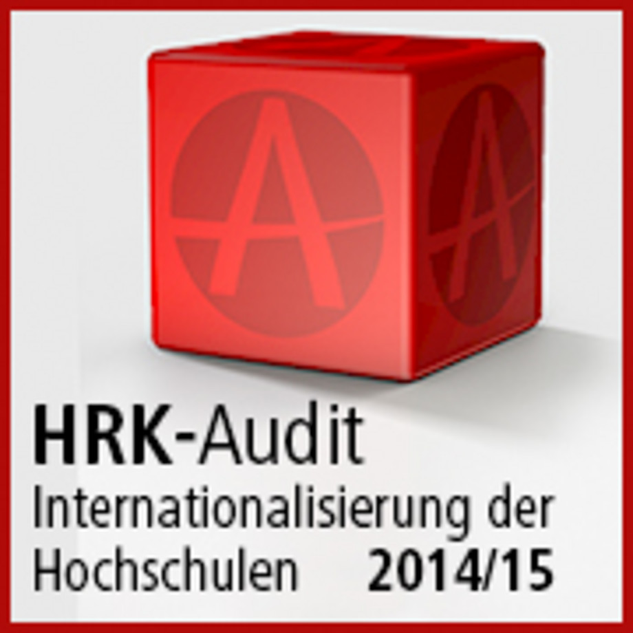 Participation seal "HRK-Audit Internationalisierung der Hochschulen"