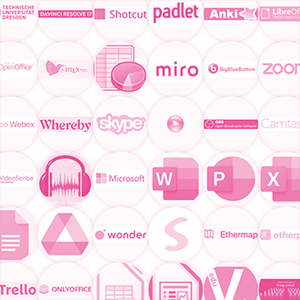 Logos vieler unterschiedlicher Software-Tools