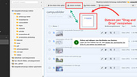 Abbildung 5: Dateien per "Drag & Drop" in die Dateiliste ziehen ODER den Button "Dateien hochladen" nutzen