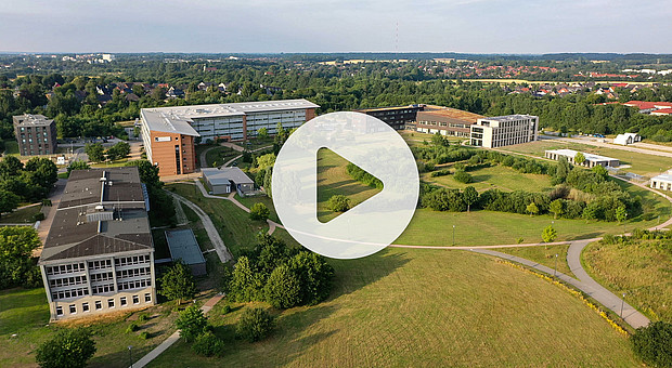 Vorschaubild zu Drohnenvideo vom Campus