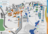 Campus map without legend on right side