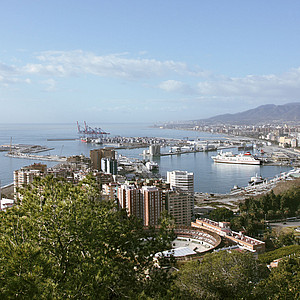 Luftansicht der Universidad de Málaga