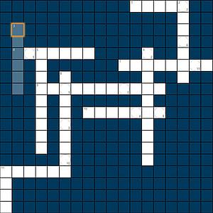 Bild eines Kreuzworträtsels