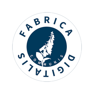 Logo von FabricaDigitalis mit Digitalis-Pflanze und Schriftzug "FABRICA DIGITALIS COMMUNIS"
