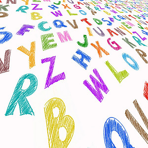 colorful letters - by geralt on pixabay