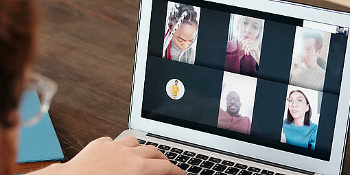 photo of a video call