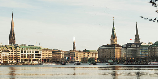 Ansicht von Hamburg - Landschaftsbild