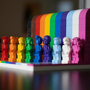 Regenbogenfarben Gruppe